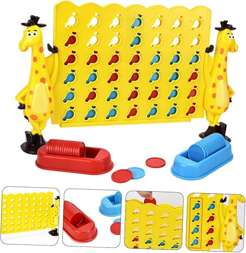 Miniatura 3 de Beaupretty Juego de mesa educativo cuatro en línea portátil interactivo para aprendizaje temprano y diversión familiar