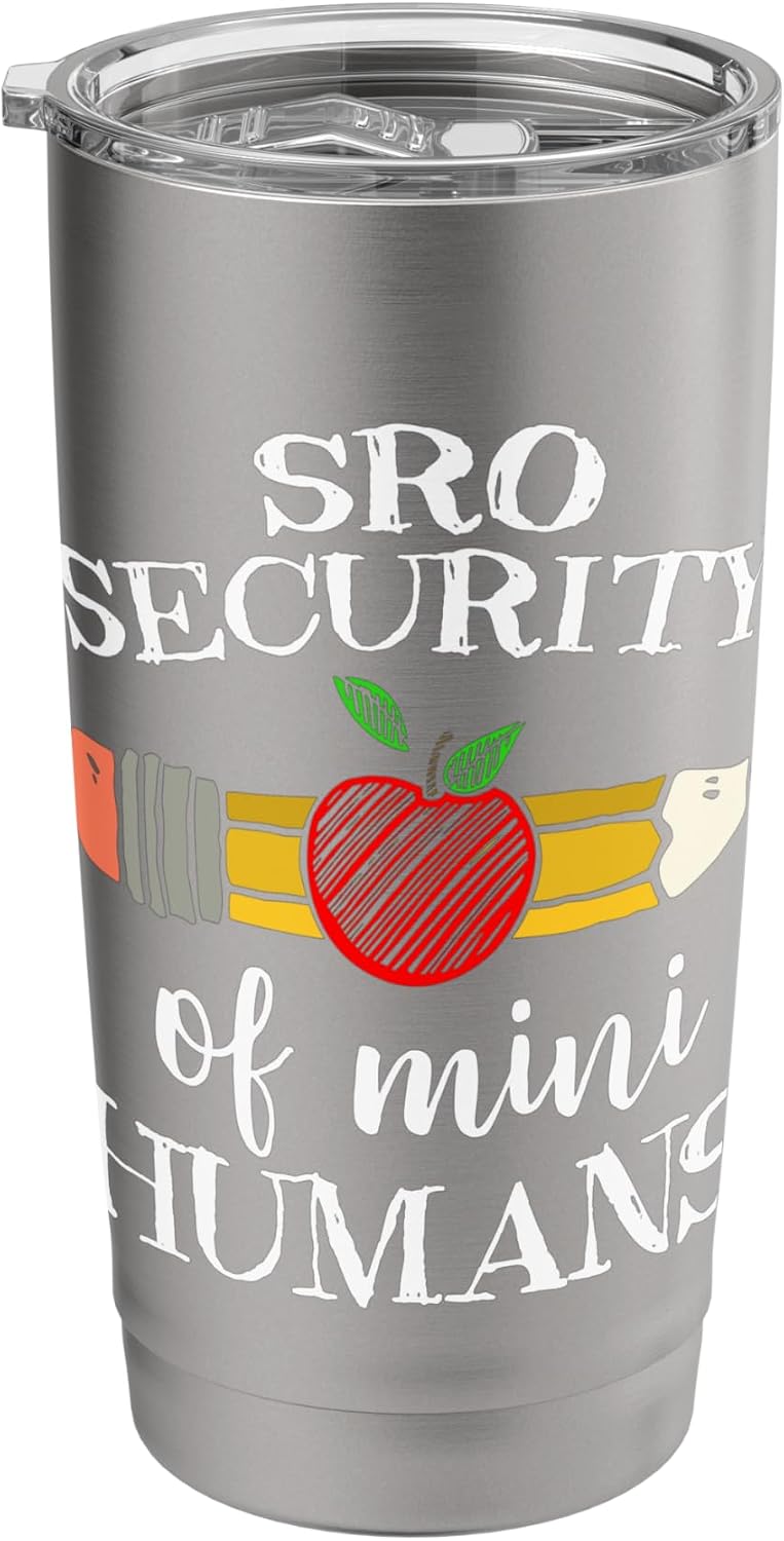 SRO Security of Mini Humans Office Team Gifts Stainless Steel Insulated Tumbler