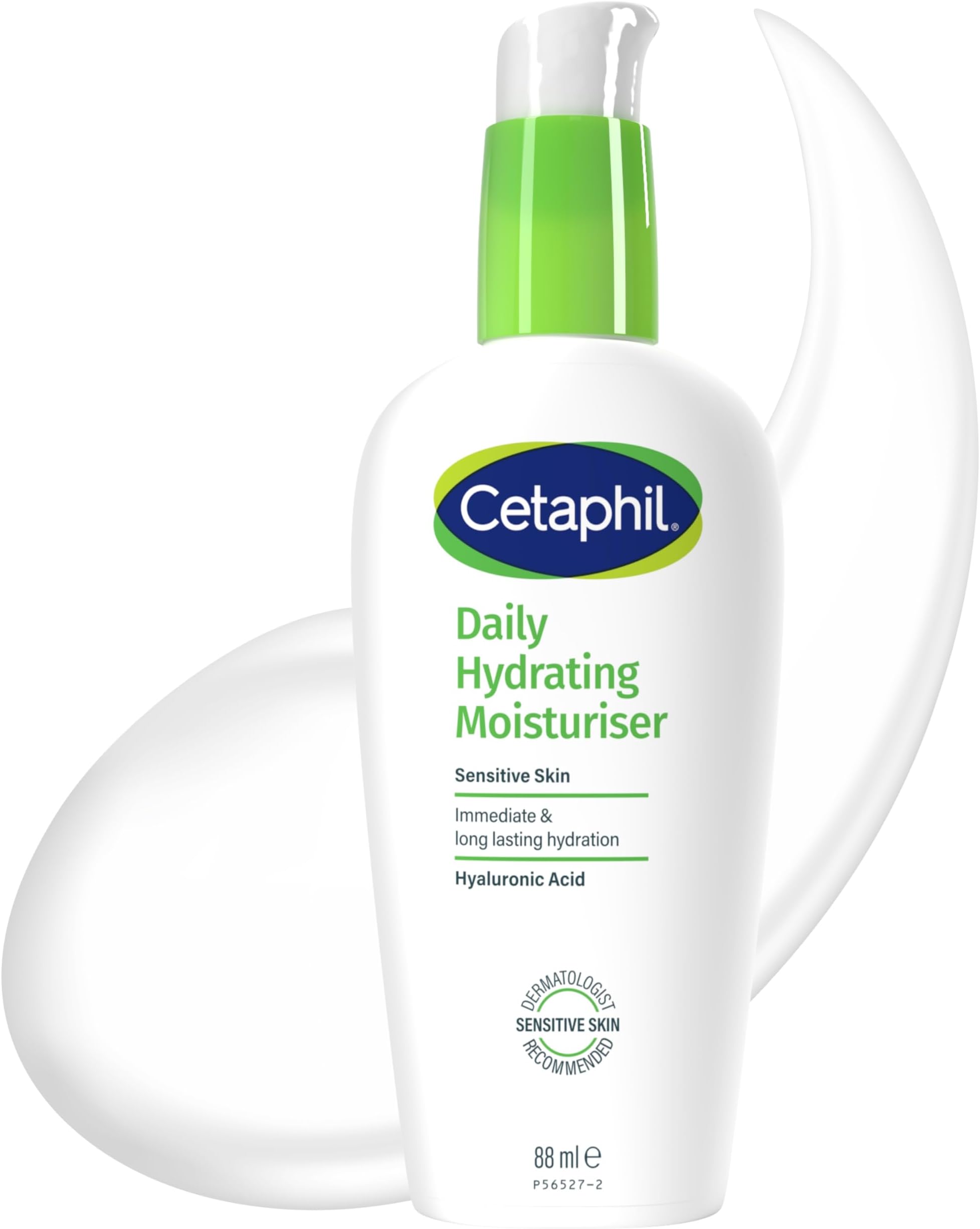 Cetaphil Daily Hydrating Face Moisturiser, 88ml, For Sensitive Skin, With Hyaluronic Acid