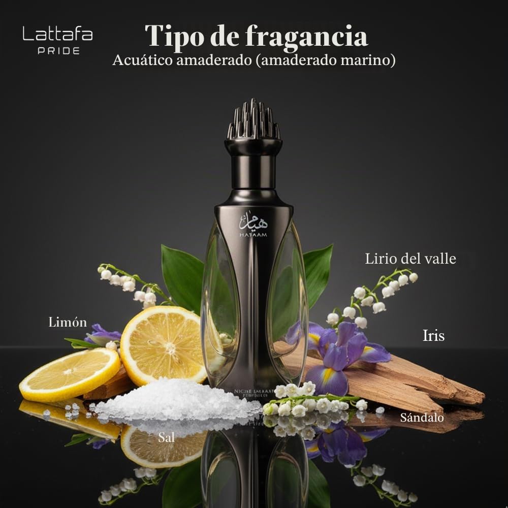 Lattafa Perfumes Niche Emarati Perfume Hayaam Eau de Perfume 100 ml