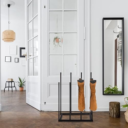 Miniatura 6 de Estante para botas, zapatero independiente, organizador de botas para armario, entrada, garaje, apto para 4 pares