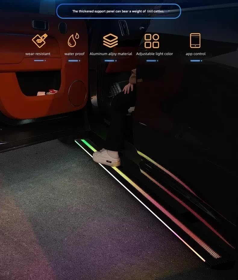 Estribos eléctricos retráctiles para Ford F-150 2015-2020 miniatura 6