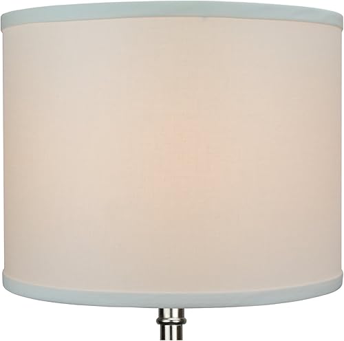 Miniatura 3 de FenchelShades.com 12 pulgadas de diámetro superior x 12 pulgadas de diámetro inferior, 9.5 pulgadas de altura, pantalla de tambor de tela, accesorio