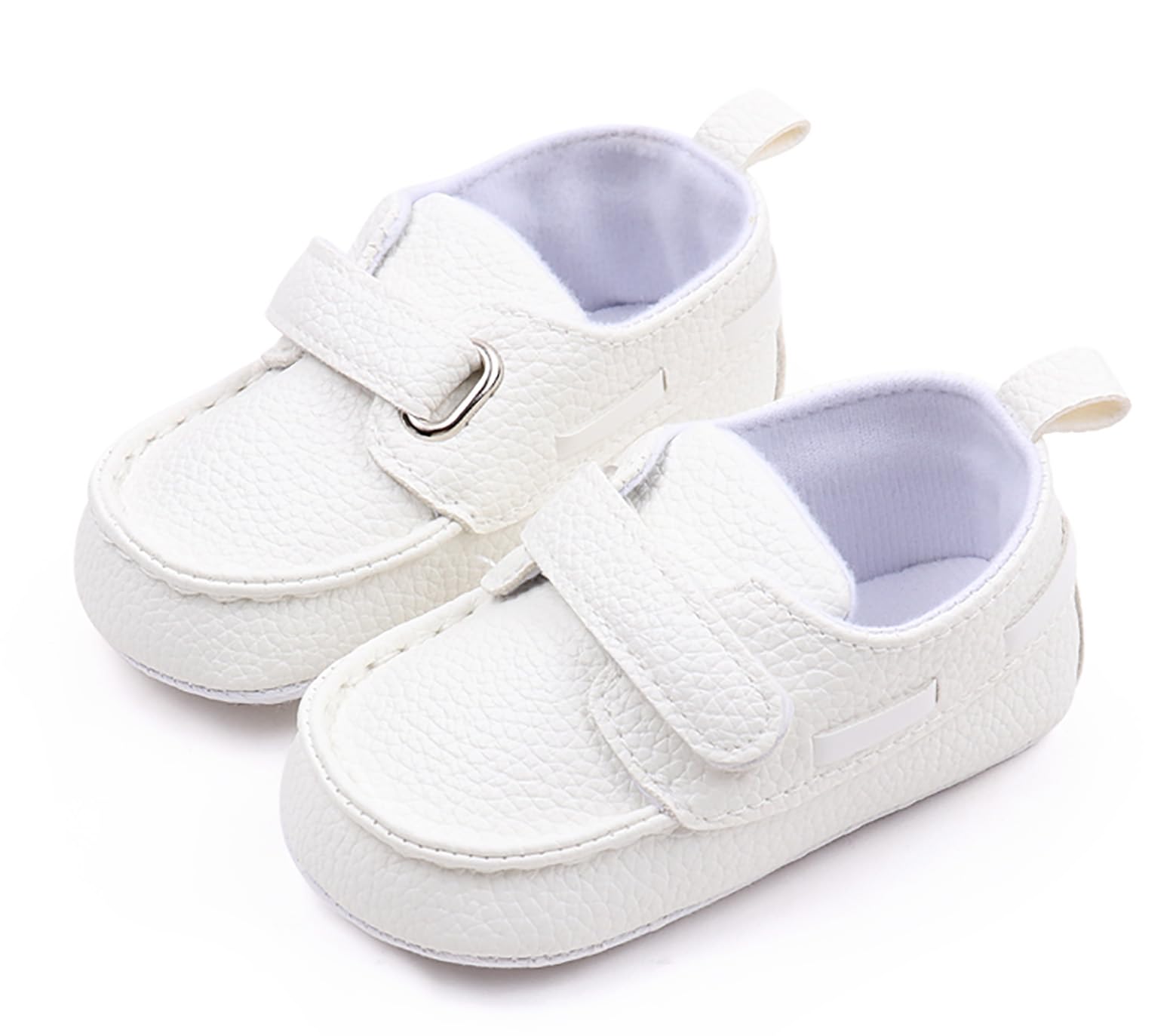 Greceen Infant Baby Boys Girls PU Leather Loafers Soft Sole Toddler Oxford Dress Shoes Wedding Baptism Dress Shoes 240 We13