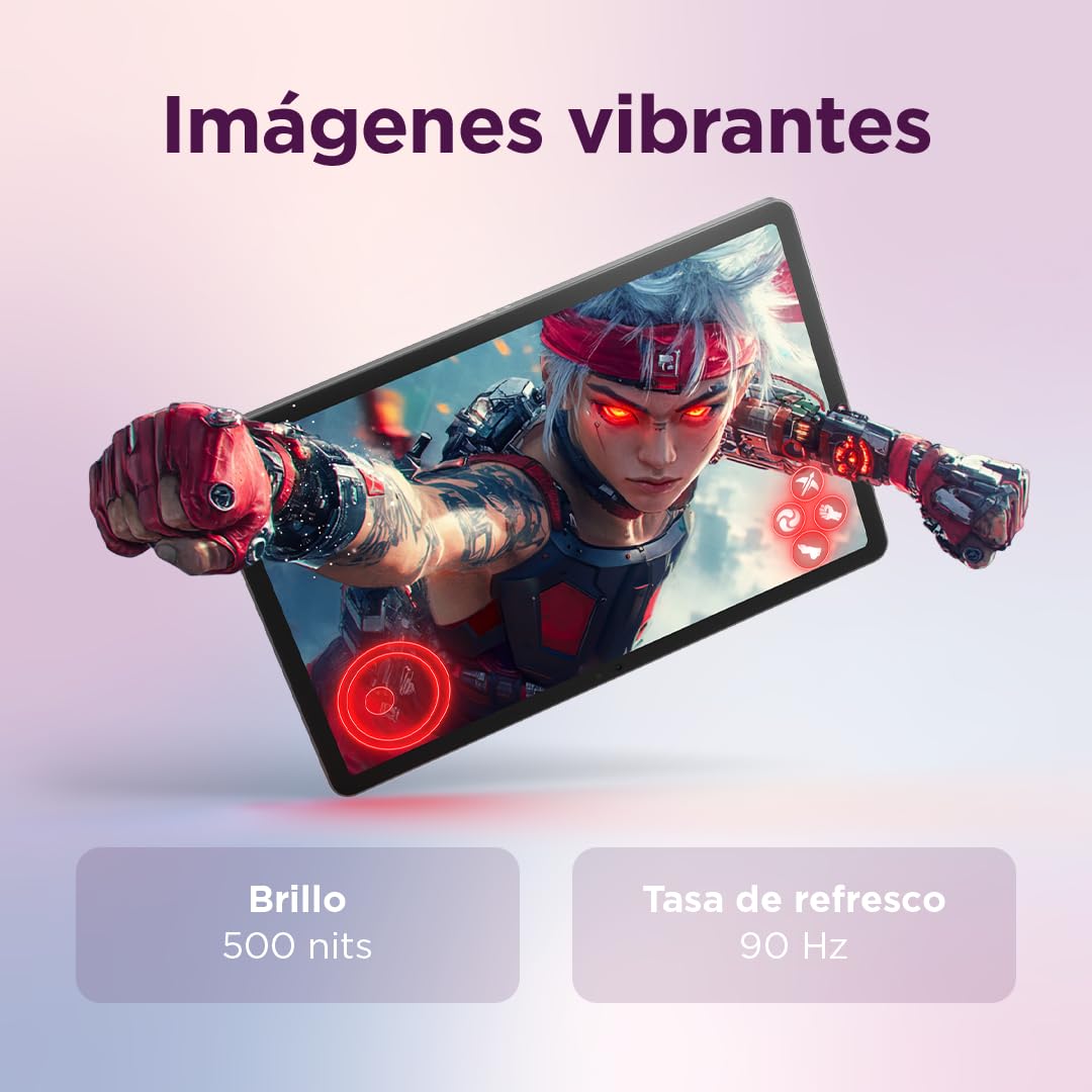 Lenovo Idea Tab 11" 2.5K Tablet 8GB RAM 128GB UFS MediaTek Dimensity 6300 90Hz Wi-Fi 5 Bluetooth 5.2 Android 15 Luna Grey