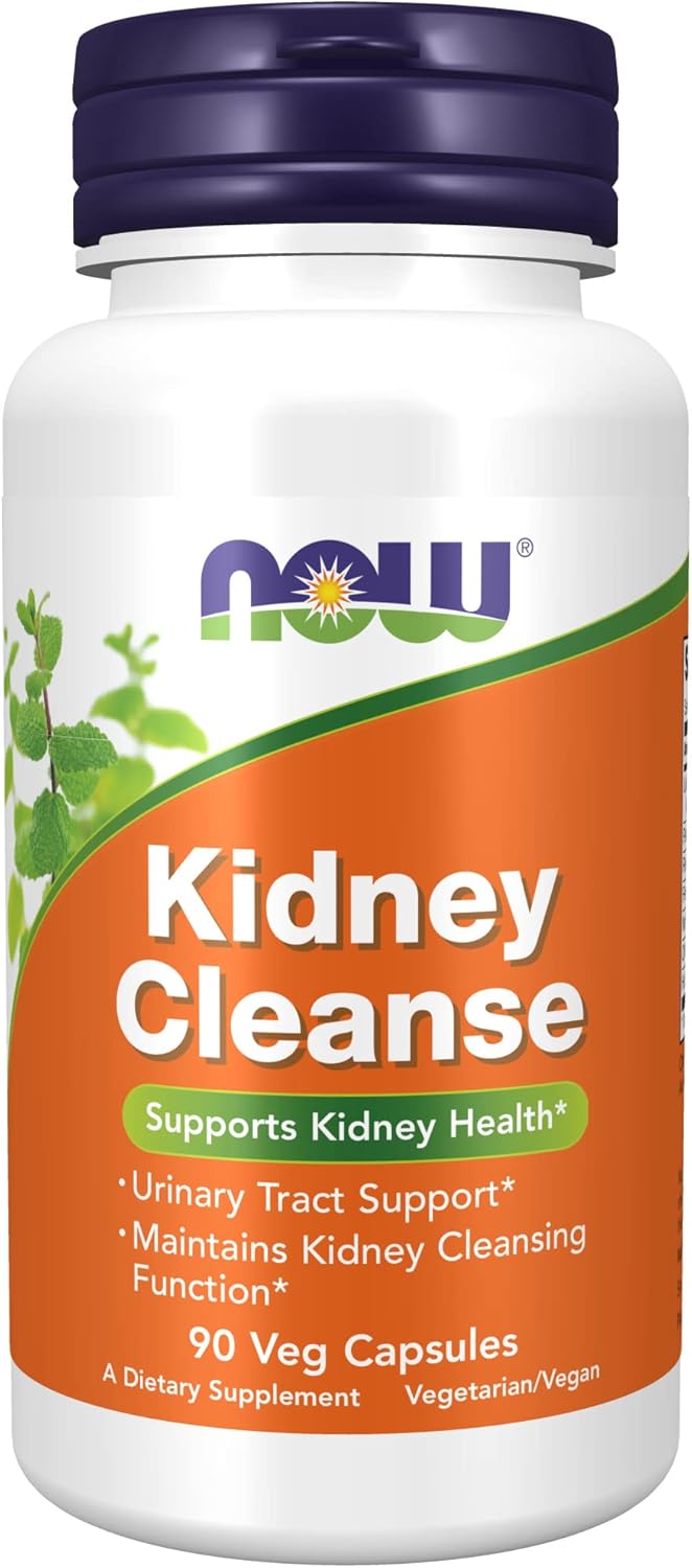 NOW Foods Supplements, Kidney Cleanse with Uva Ursi, Parsley Seed, Fennel, and