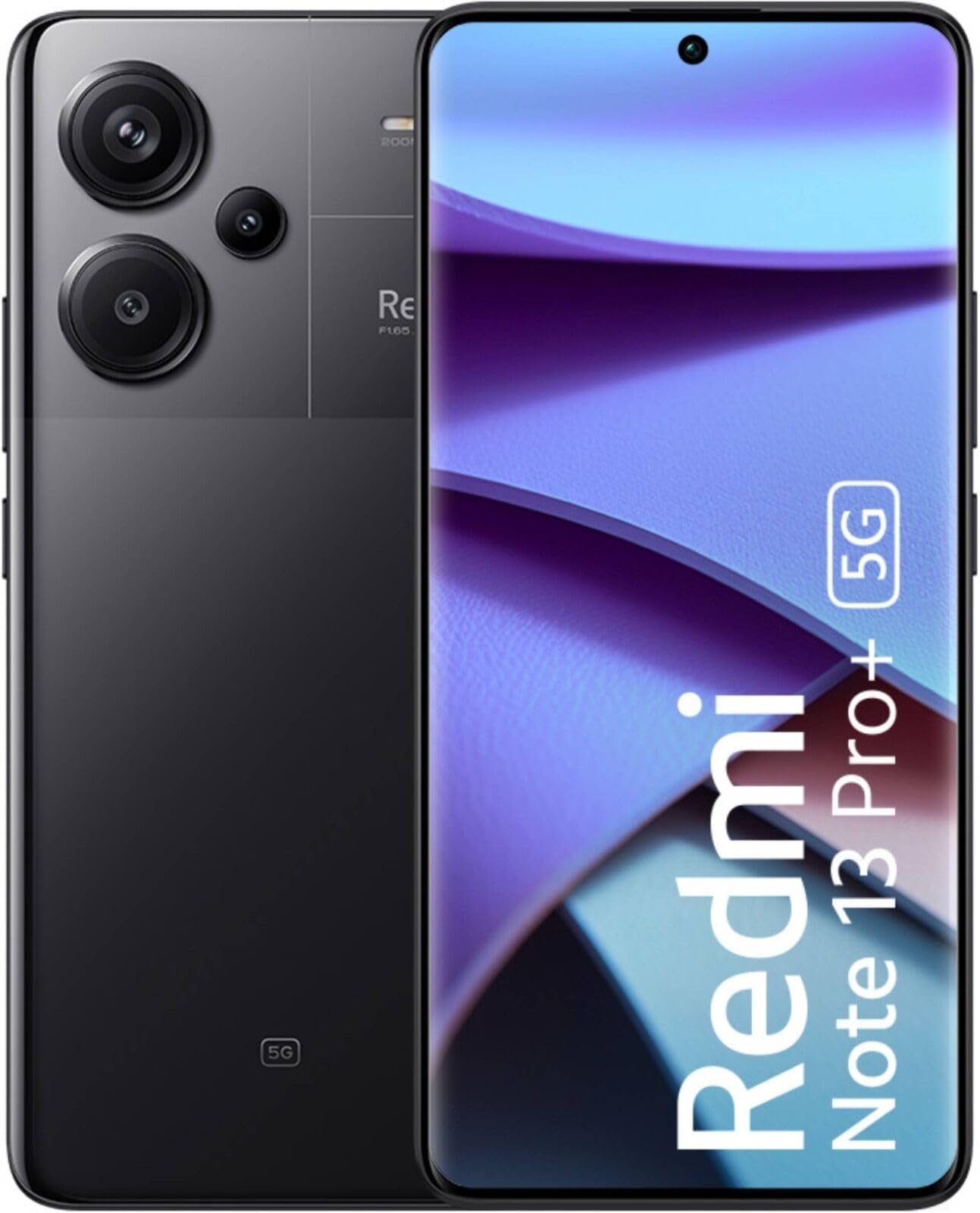 Xiaomi Redmi Note 13 Pro+ Plus 5G + 4G lte (for Tmobile Mint Tello & Global) (256Gb + 8Gb) 6.67" 200mp Triple Cam (Midnight Black Global)