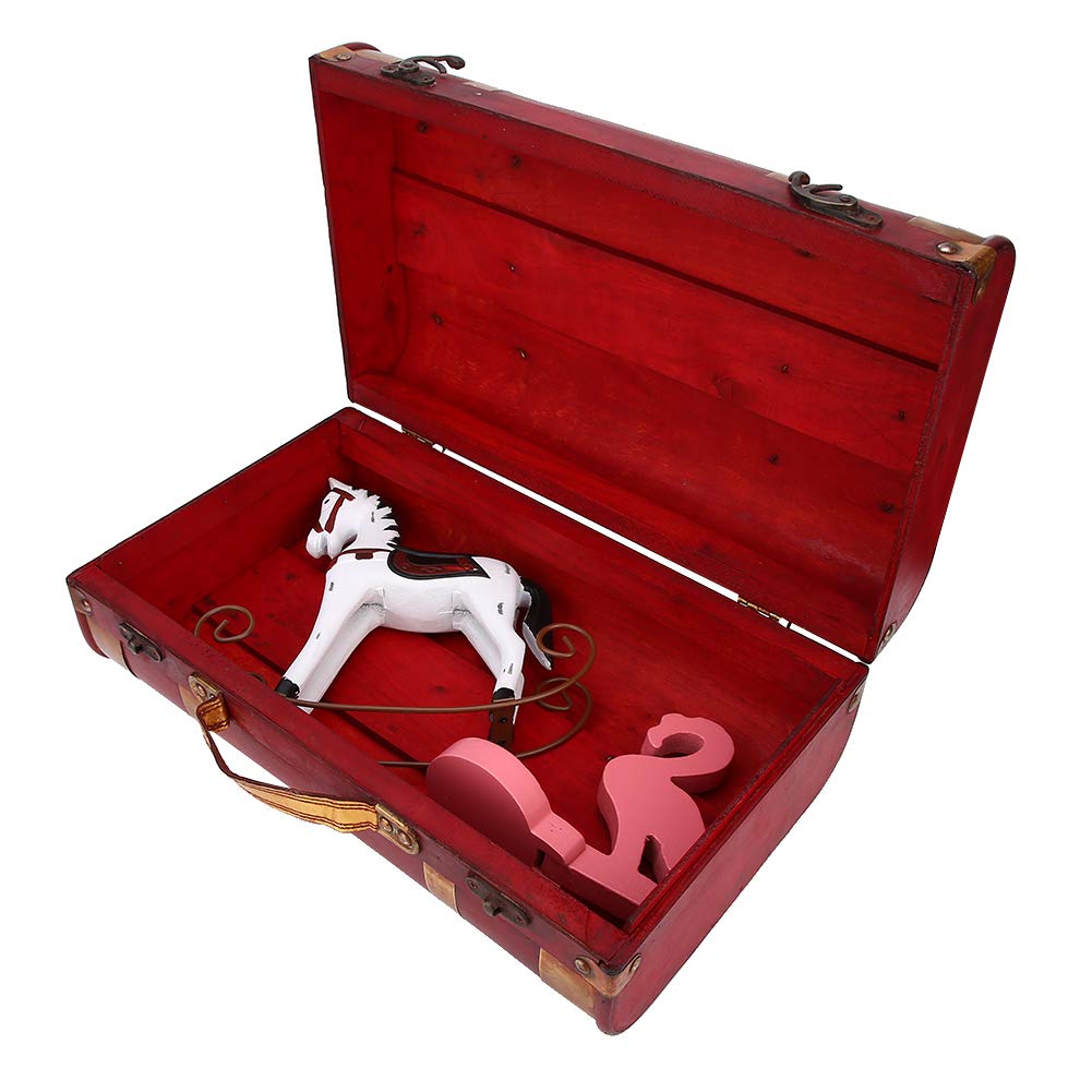 Liyong Jewelry Storage Box, Easy To Carry Vintage Large Capacity Beautiful and Practical Jewelry Box for Desktop Decoration