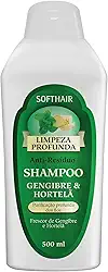 Soft Hair Shampoo Limpeza Profunda Com Gengibre E Hortelã