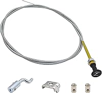 YGQ Universal Push Pull Choke Cable 63" Inner 60" Conduit Heavy Duty Silver for Rotary 237 703971 290831 - 2" Travel
