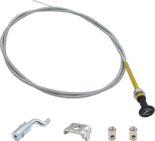 YGQ Universal Push Pull Choke Cable 63" Inner 60" Conduit Heavy Duty Silver for Rotary 237 703971 290831 - 2" Travel