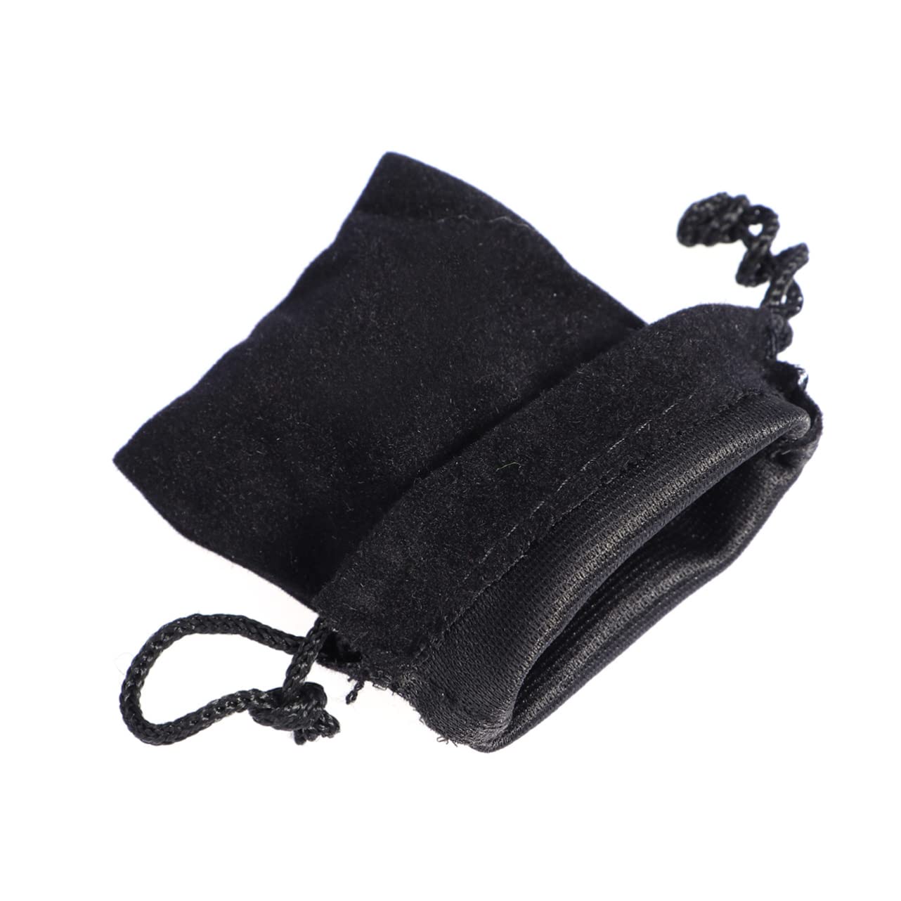 minkissy 10stücke Schmuckbeutel Set Schwarz Für Uhren Ketten Armbänder Und Kleine Gegenstände Praktische Zugbandverschlüsse Für Einfachen Transport