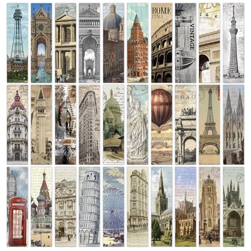 Marque-pages en papier rétro Wxiben | Lot de 90 pièces avec clips de page pour livre
