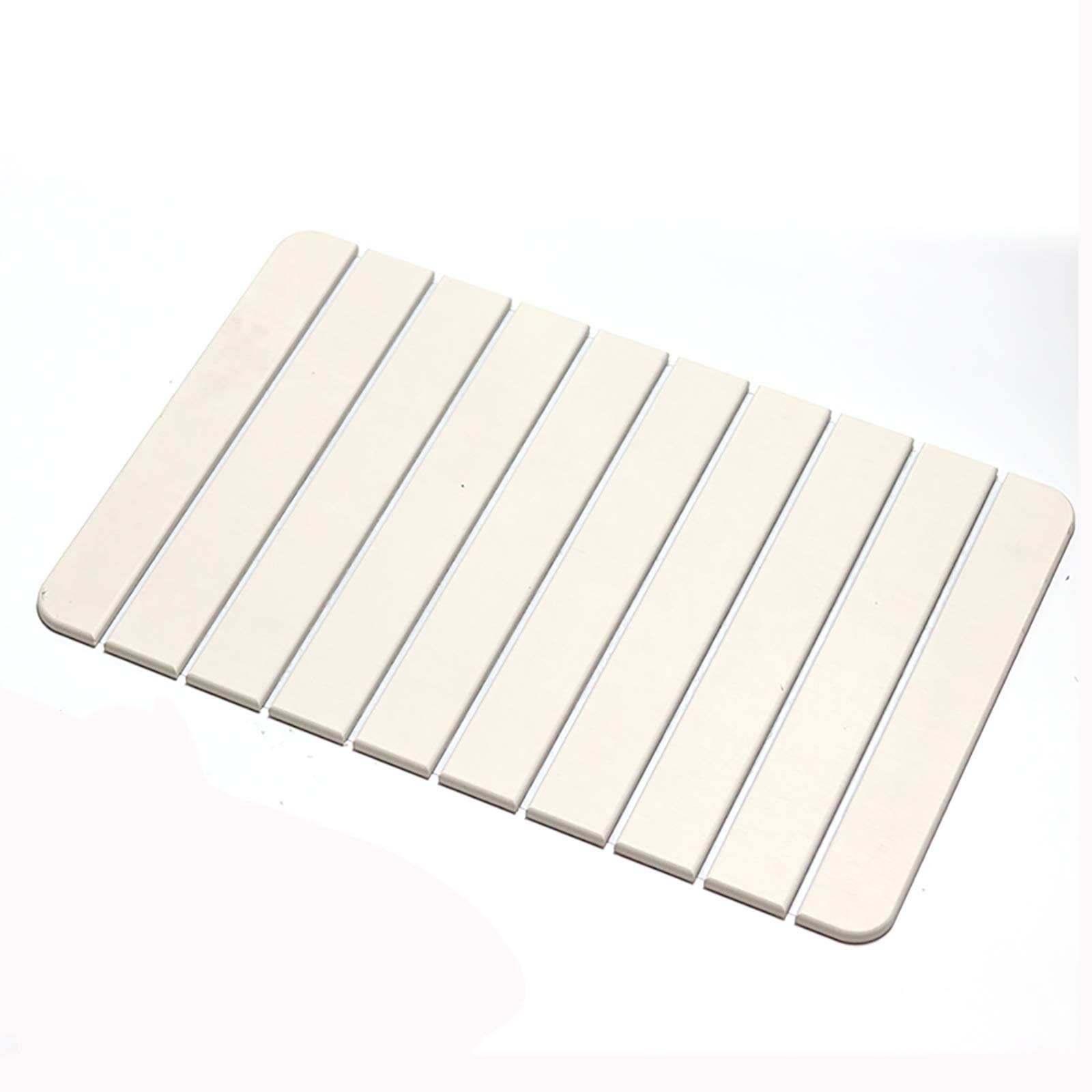 QWEASDF Bathroom Rug Soft Microfiber Bath Mat Diatomite Lattice Foot Pad Water Absorption Quick-Drying Non-Slip Remove Odor Durable