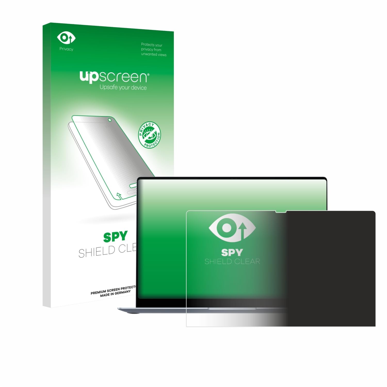 upscreen Pellicola Privacy per Samsung Galaxy Book4 15.6" | , Anti-Spy Protezione Schermo Made in Germany, Anti-Spia Privacy Screen Protector Chiara
