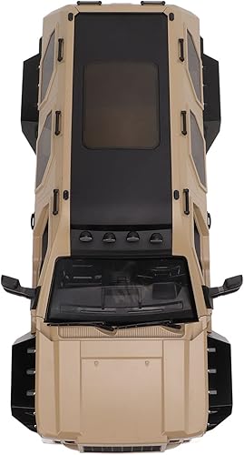 Miniatura 5 de Carrocería de automóvil a control remoto, carcasa de 12.756 in de distancia entre ejes moldeada, tornillo de desierto transparente, plástico rígido