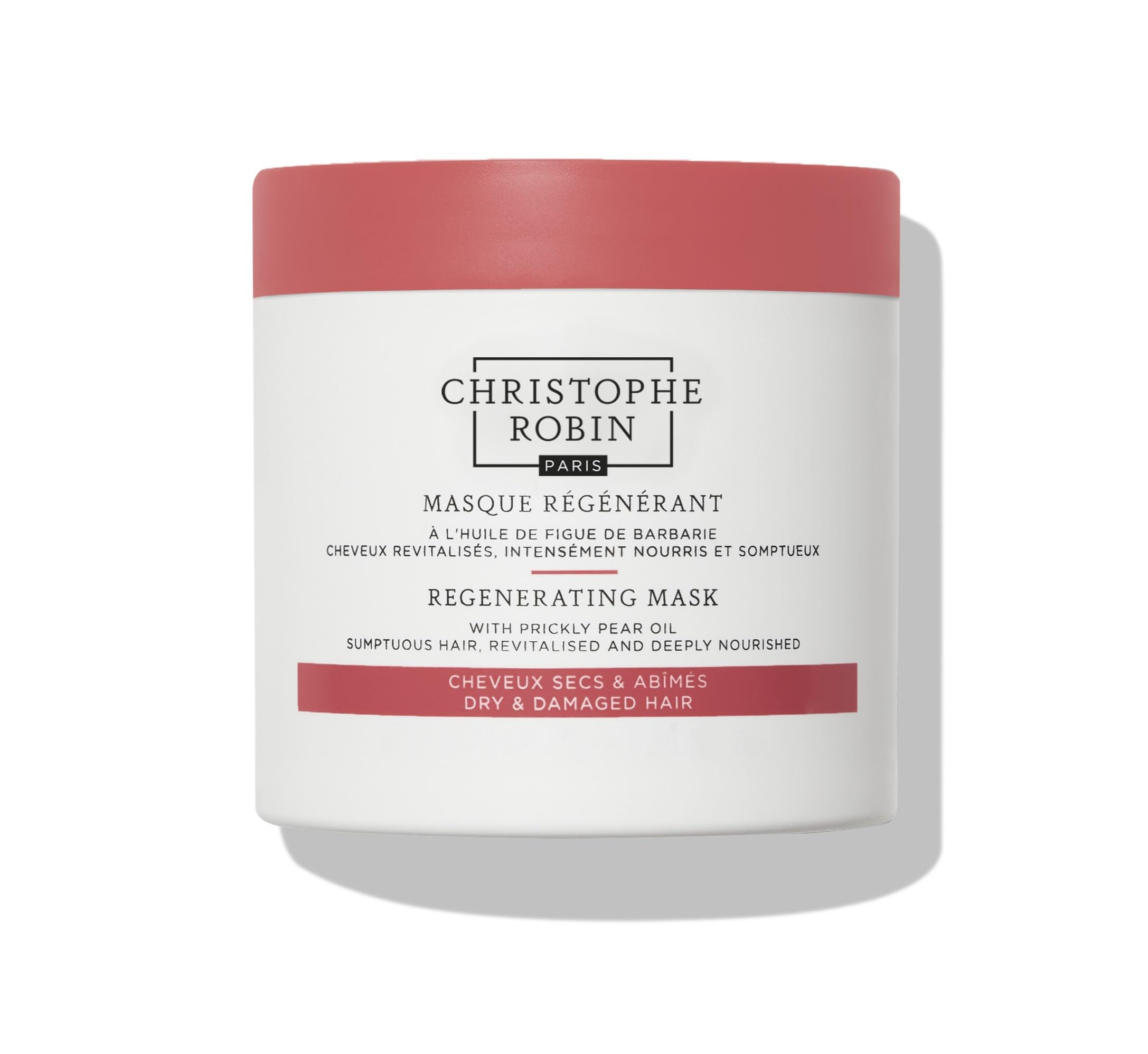 Regenerating Mask with Prickly Pear Oil 250ml – 97% Natural Nourishing Treatment with Prickly Pear Oil & Ceramides – Restores Dry, Damaged & Chemically Treated Hair