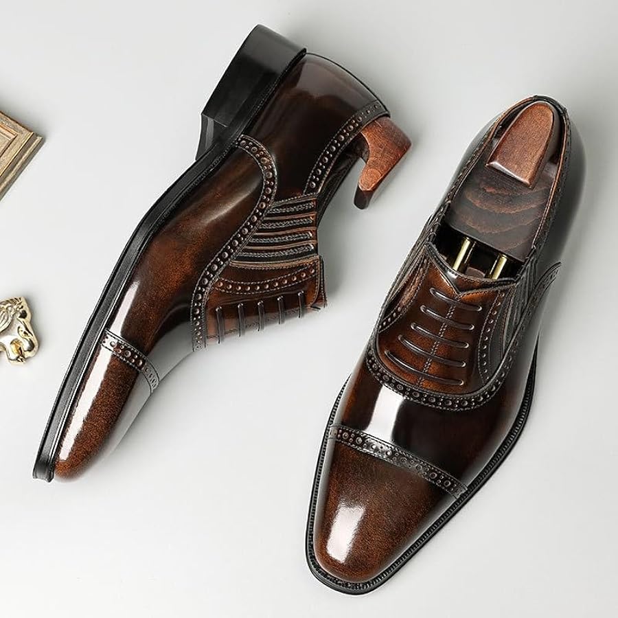 white christmas dresses Men's Brown Leather Milano Loafer main image 1