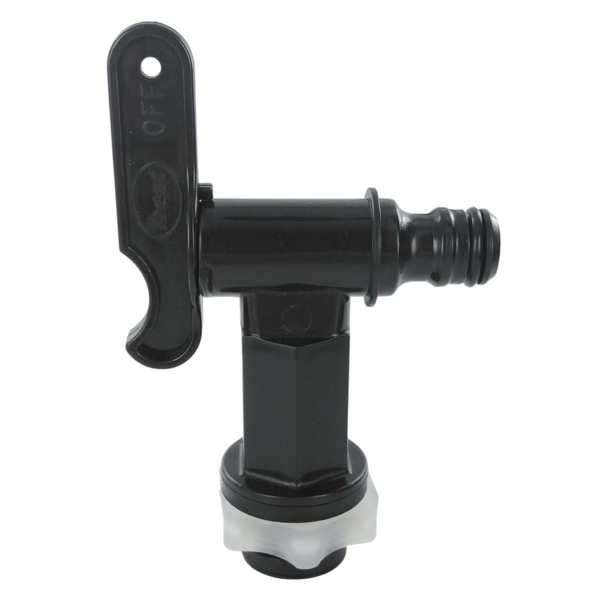 Merriway BH05557 Water Butt Tap Push-Fit Hose Connector – Black