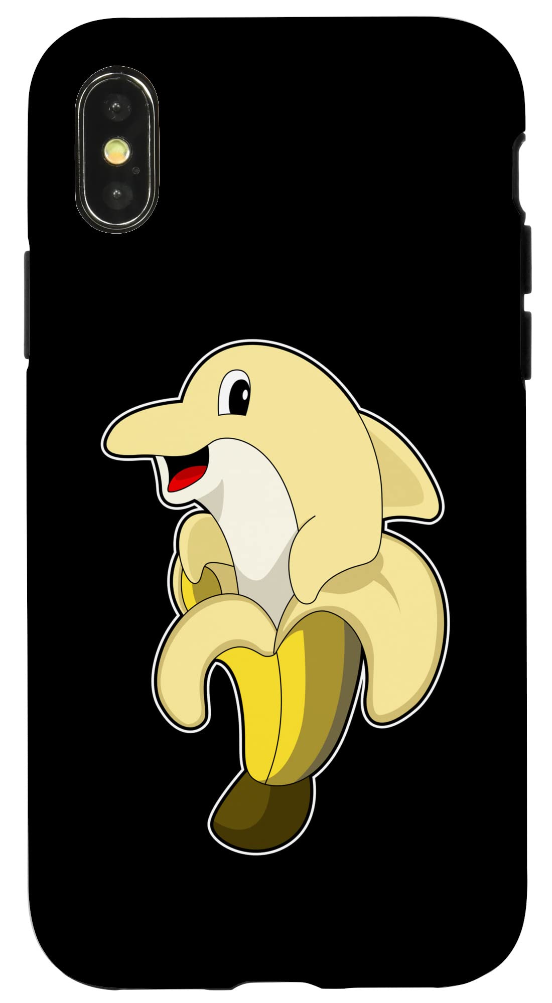 Dolphin Banana Case for iPhone X/XS
