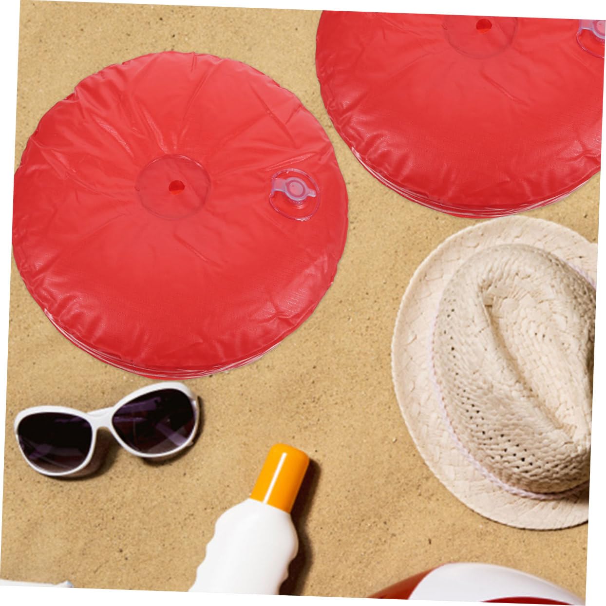 KONTONTY 2pcs Weight Base Umbrella Base Cantilever Base Beach Umbrella Holder for Sand Flag Base Umbrella Weight