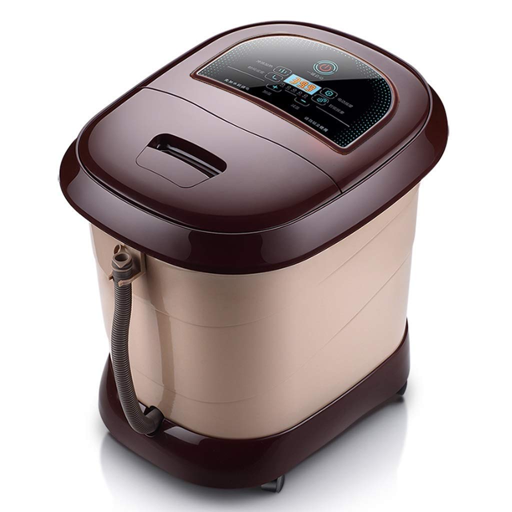 Masajeador de Baño de Spa para Pies con Calor - Máquina Masajeadora de Pies Bañera de Remojo | Cuenta con Vibración, Spa, Rodillo, Modo de Masaje | Los Rodillos Del Nodo de Presión Alivian el Estrés d