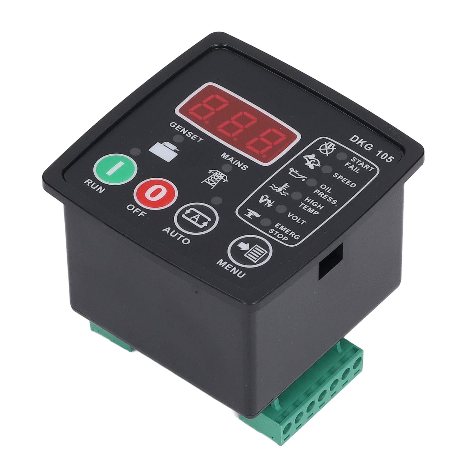 Haofy Controlador de Generador Arranque y Parada Automáticos con Alarma Integrada para Motores de Gasolina Diésel - Módulo de Control de Motor para , Sistemas de Energía, Sitios de Comunicación