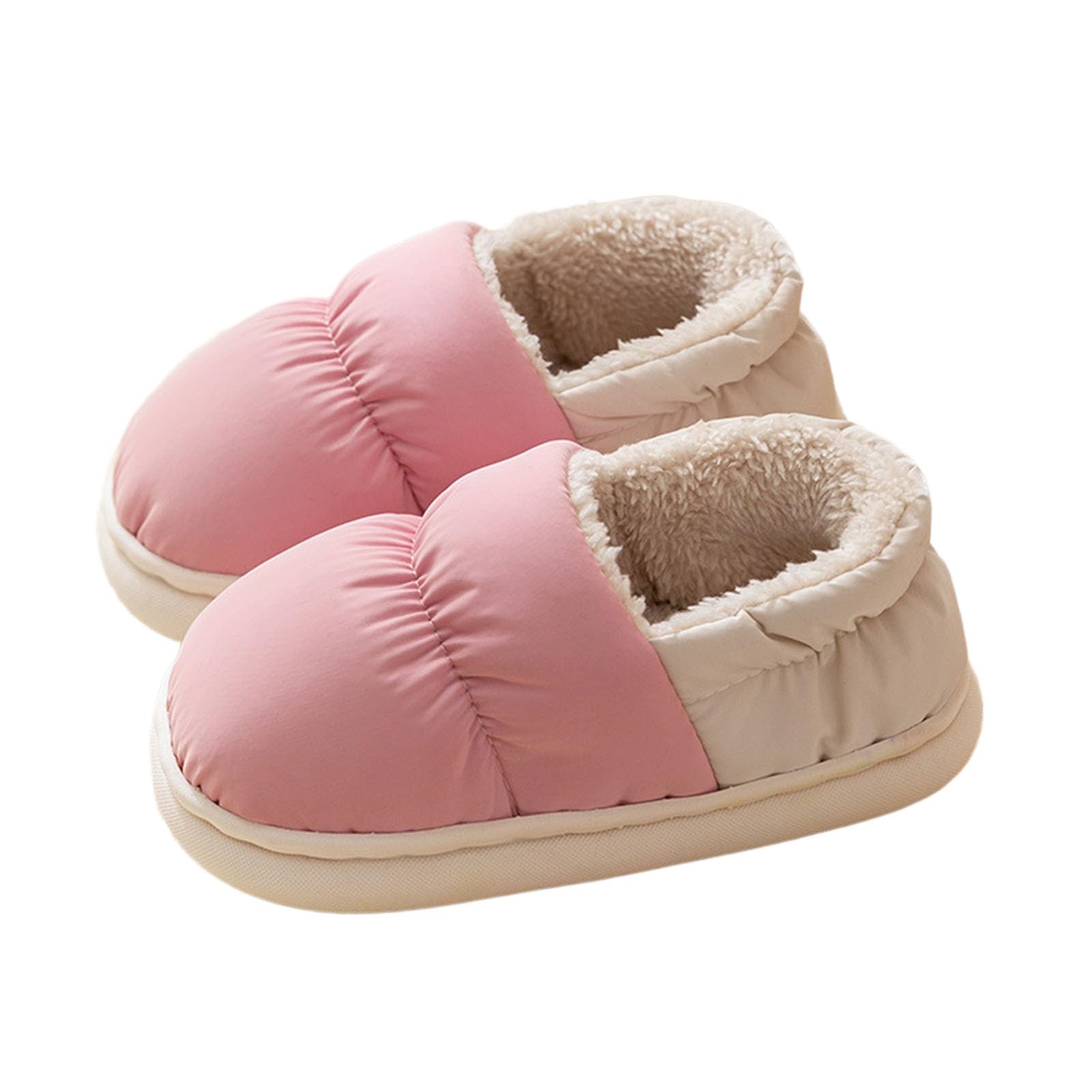 Genérico Pantuflas para niñas y cálidas Ideales Invierno Uso Interior Exterior niños pequeños sin Cordones