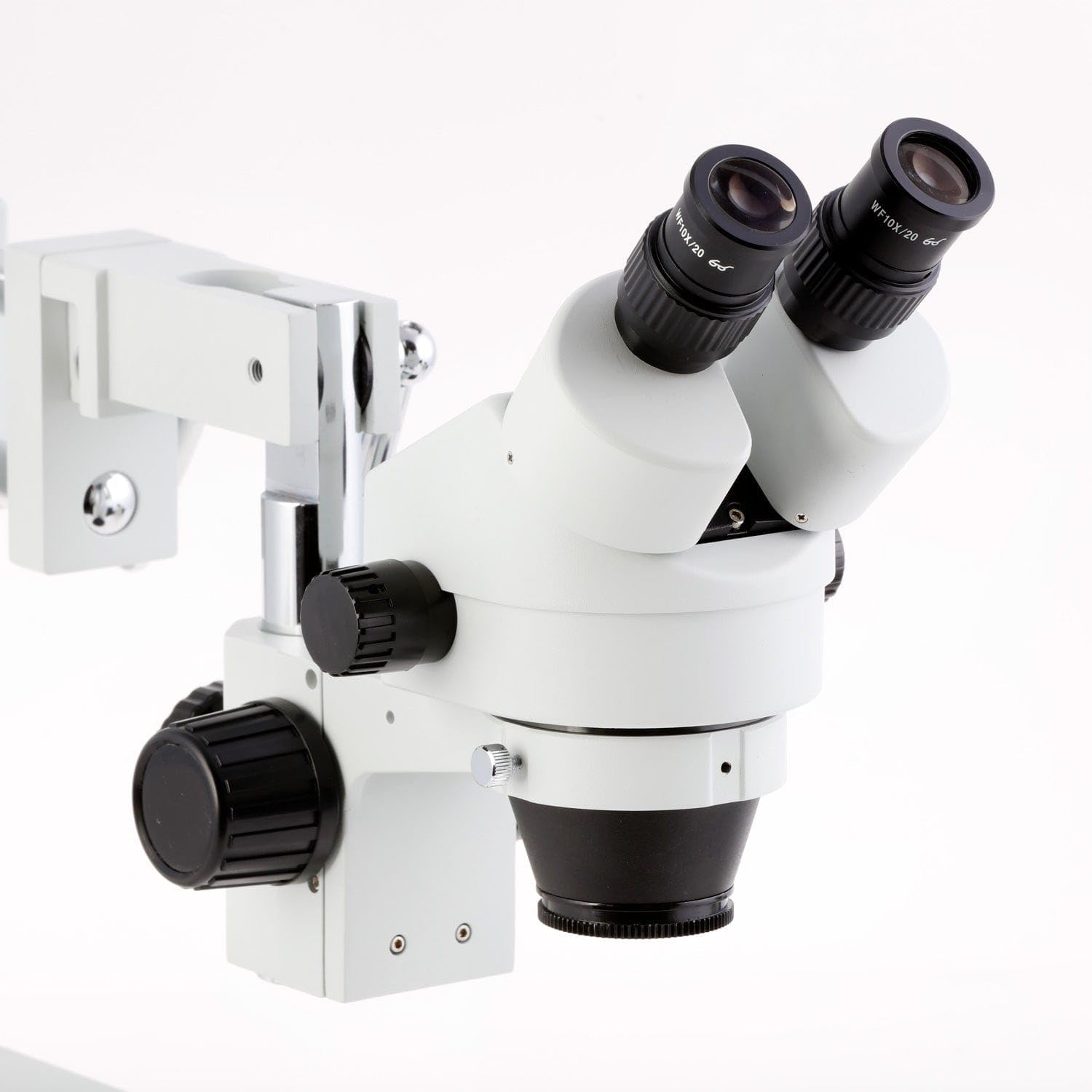 AmScope SM-4BZ-80S Inspektion des Zoom-Vergrößerungsschaltkreises Stereomikroskop mit 80 LED-Licht, 3.5X-90X, Weiß