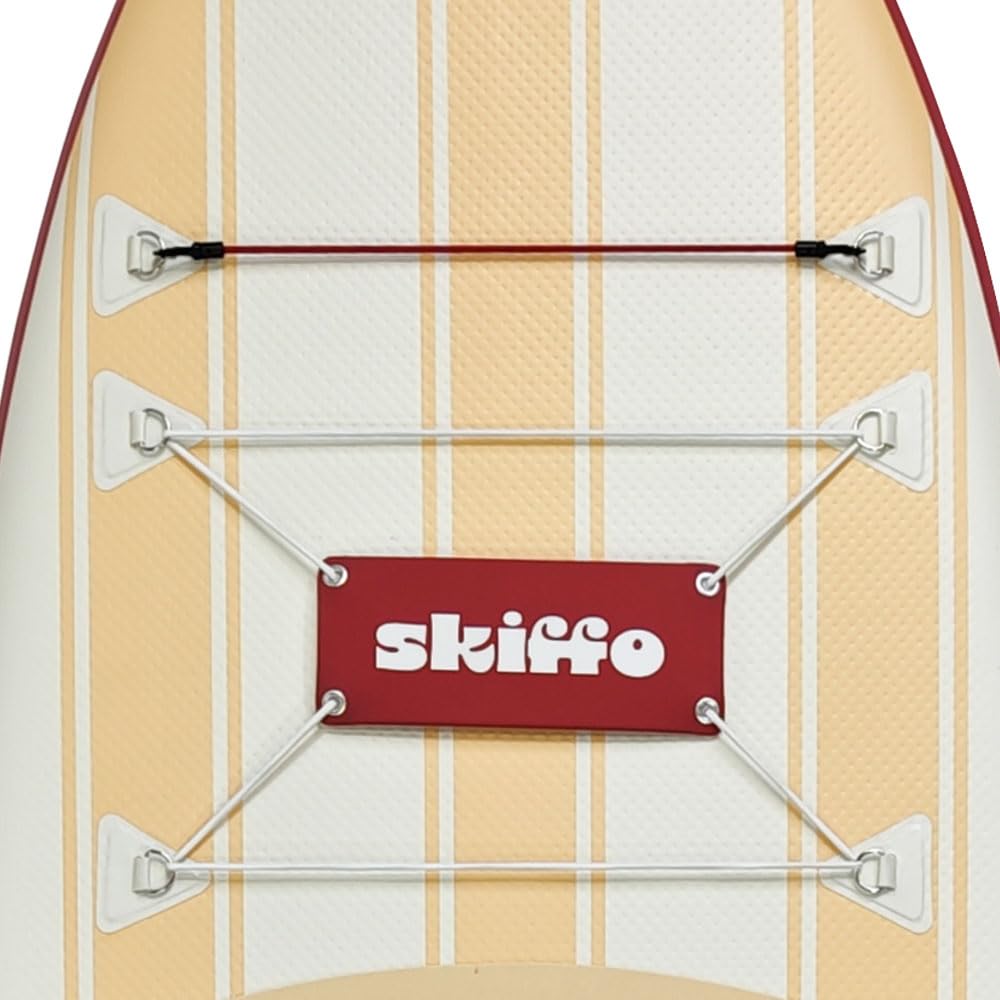 Skiffo Ride Lava 11' – Kayak Hinchable 2 en 1 Completo, 335 x 86 x 15 cm, máx. 160 kg, Estable y versátil, diseño único
