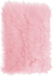 Rectangle 10 x 15 Inches Small Product Photo Background & Luxury Photo Props,Area Rugs Fluffy Carpet Mini Small Size,Great for Nail Art, Home Decor,Tabletop Photography, Jewelry (Pink)