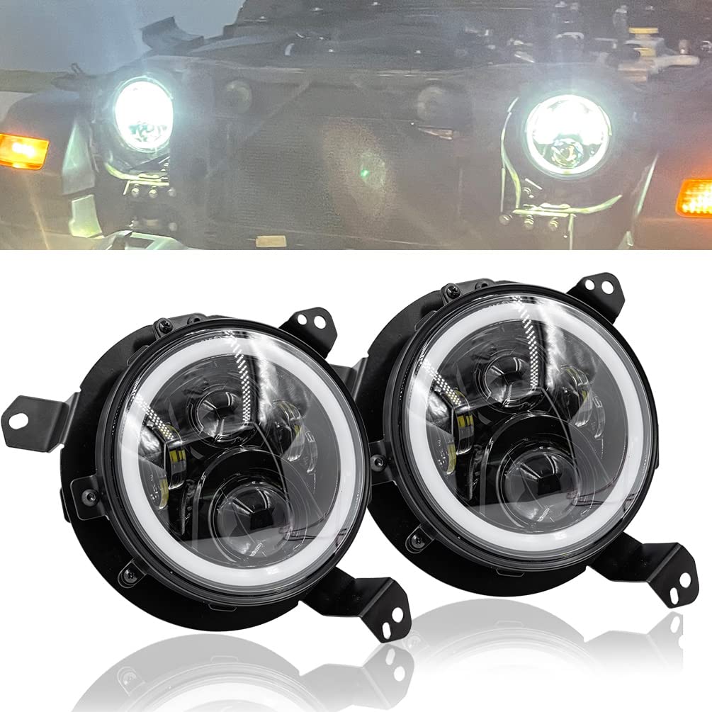 Buy NJSBYL Wranger JL/Gladiator JT LED Projector Headlights For 2018