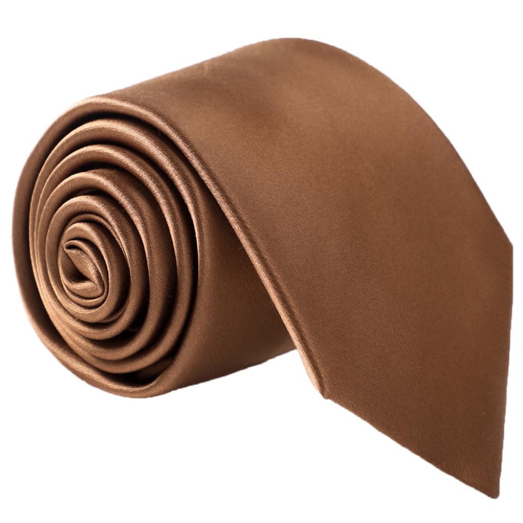 Mens Solid Color Tie For Men,Handmade Neckties With Multiple Colors+Gift Box