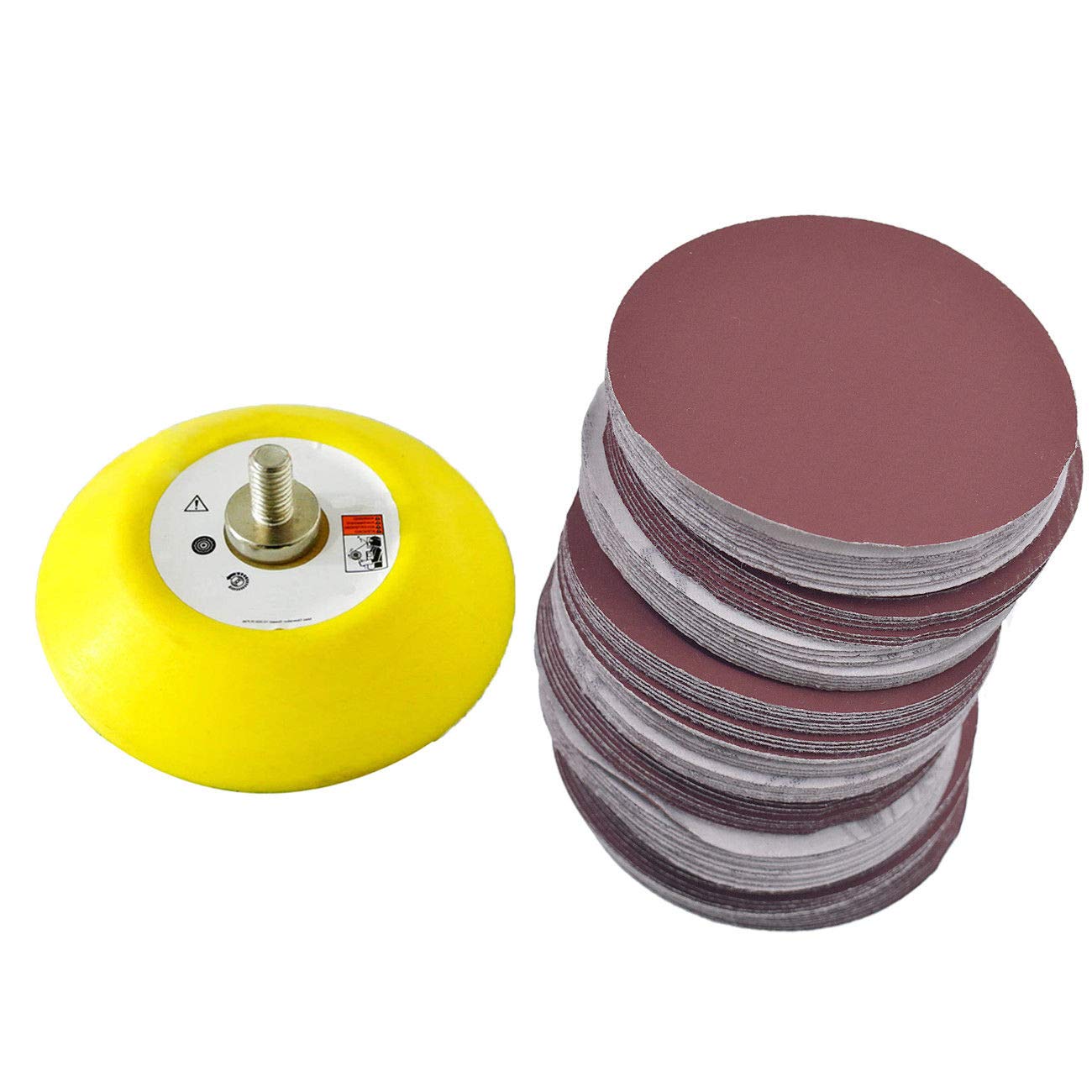 100pcs 1000 3 Inch Sander Disc Car Sanding Polishing Pads Hook and