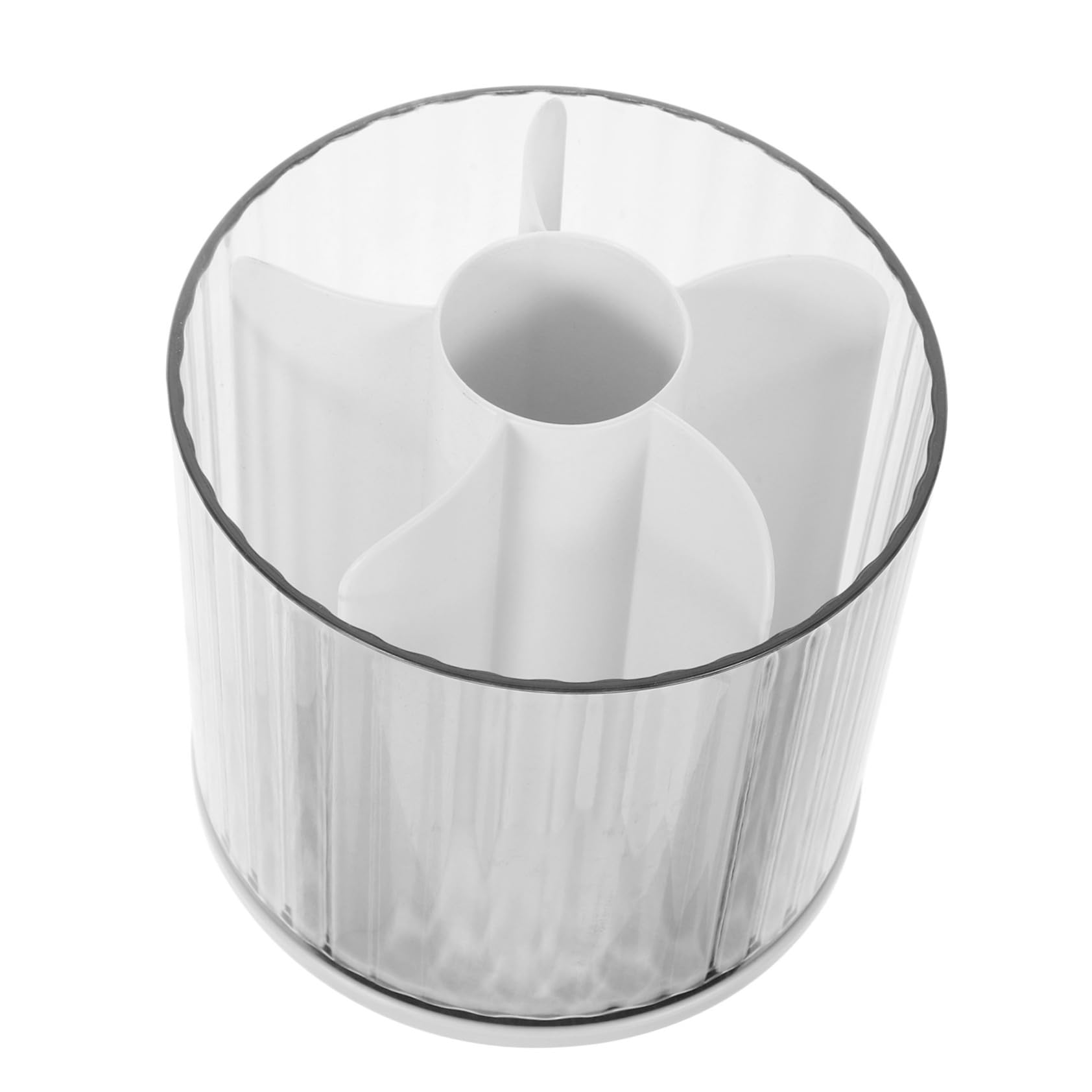NUOBESTY 3 Piezas Portalápices Giratorio Estante De Almacenamiento Accesorios De Escritorio Brocha De Maquillaje Accesorios De Mesa Organizador De Escritorio El Plastico