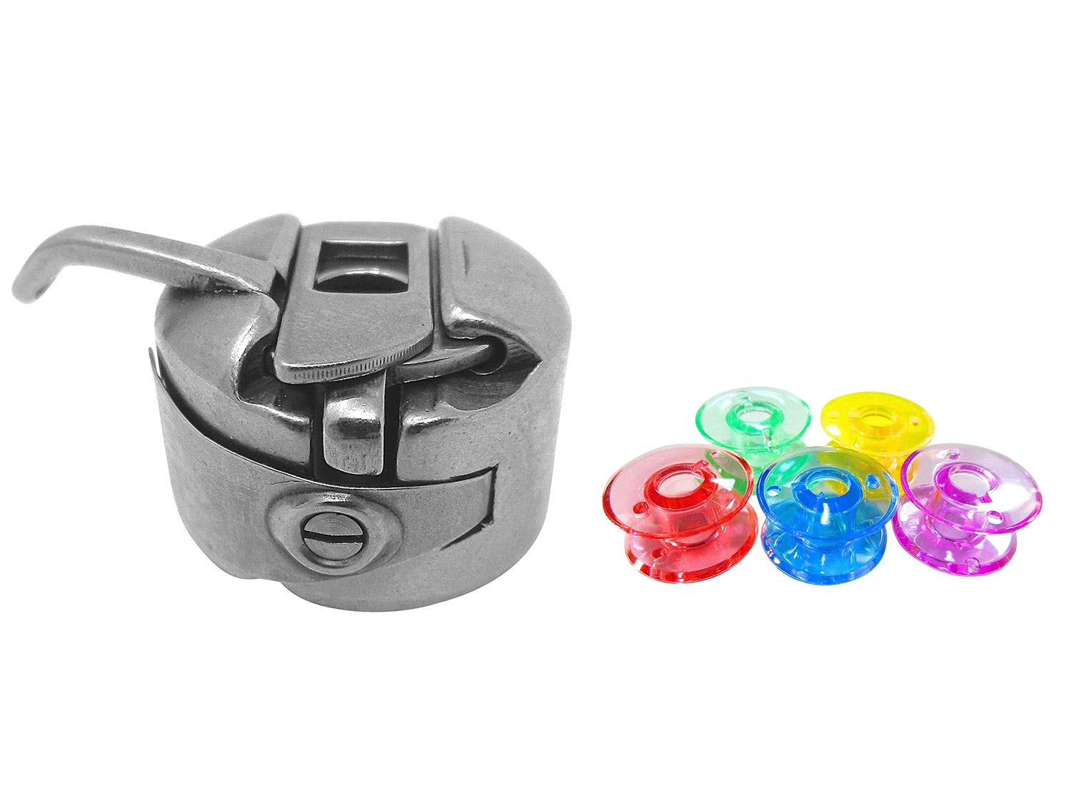 TMISHION Canette De Machine À Coudre 100 Pièces Bobines En Plastique Multicolores Bobine Vide