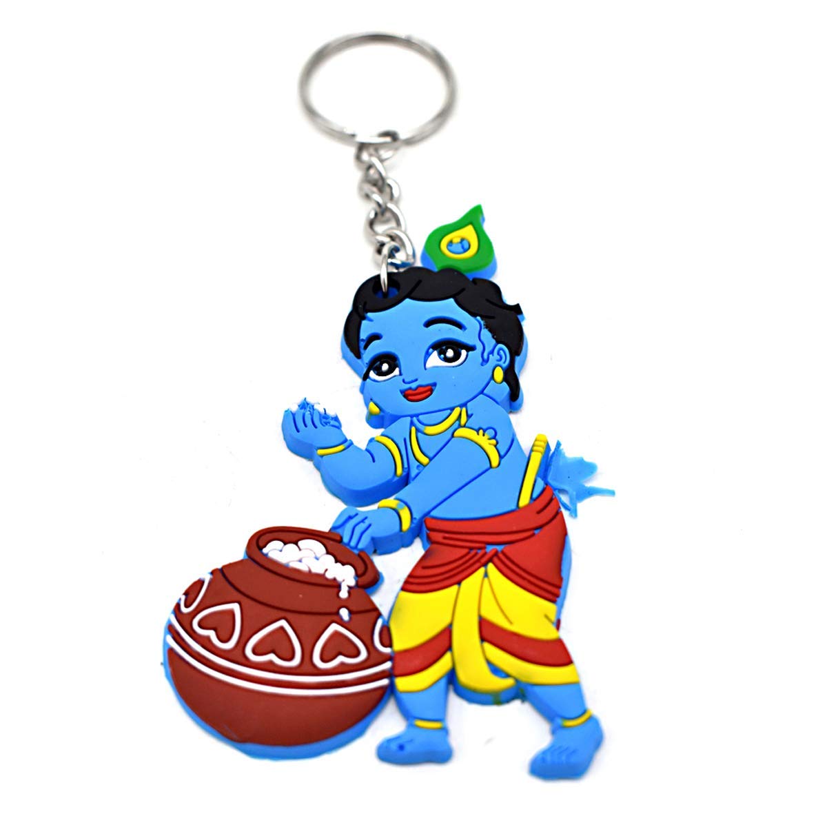 VRINDAVAN BAZAAR Krishna Makhan Chor Fancy Key Chain -