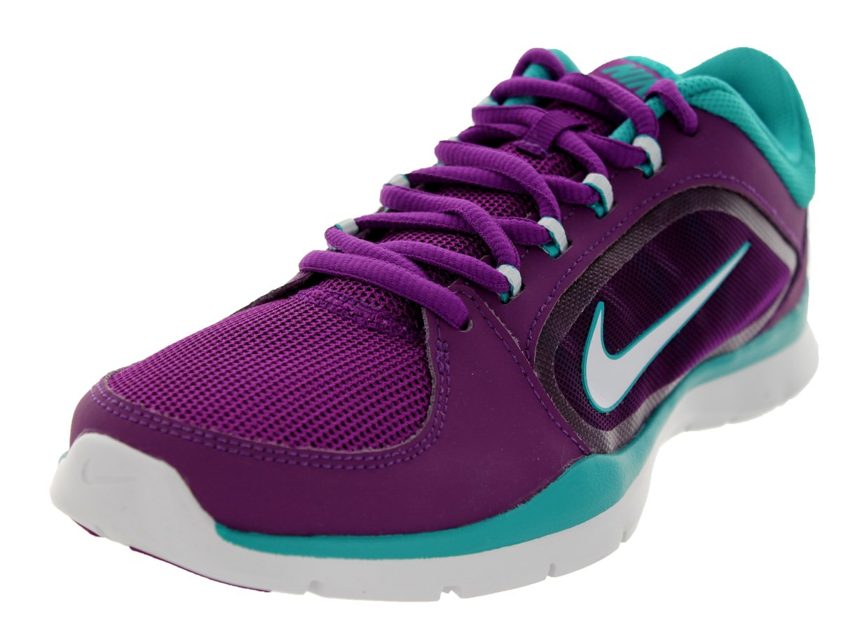 Nike Womens Flex Trainer 5 Running Shoe, Brght Grp/White/Trb Grn/Trb Grn -