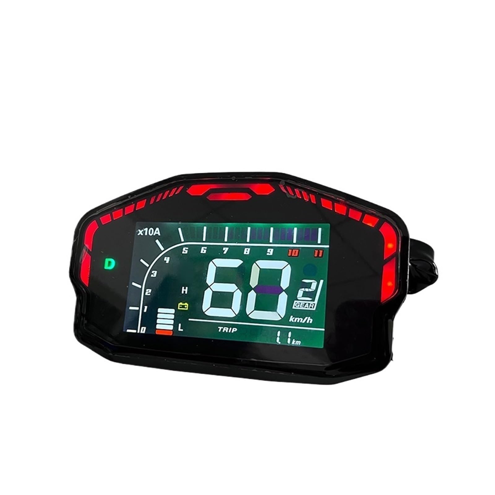 Mechanivis DKD Adjustable ONE-LIN Communication Electric Scooter LCD Speedometer Display for Votol Controller and Fardriver Controller