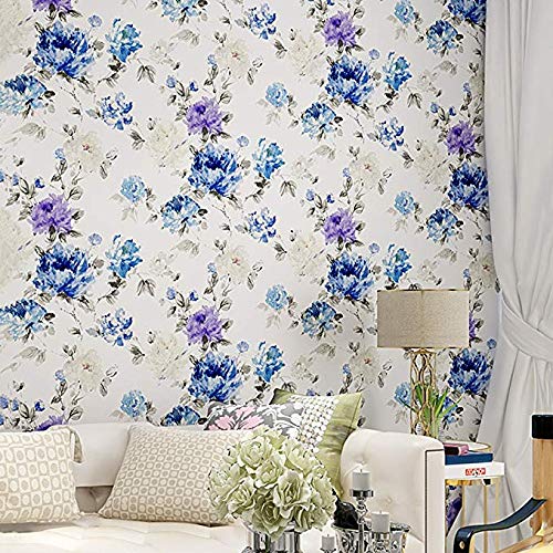Papier peint PVC rétro résistant pour masquer les murs du salon