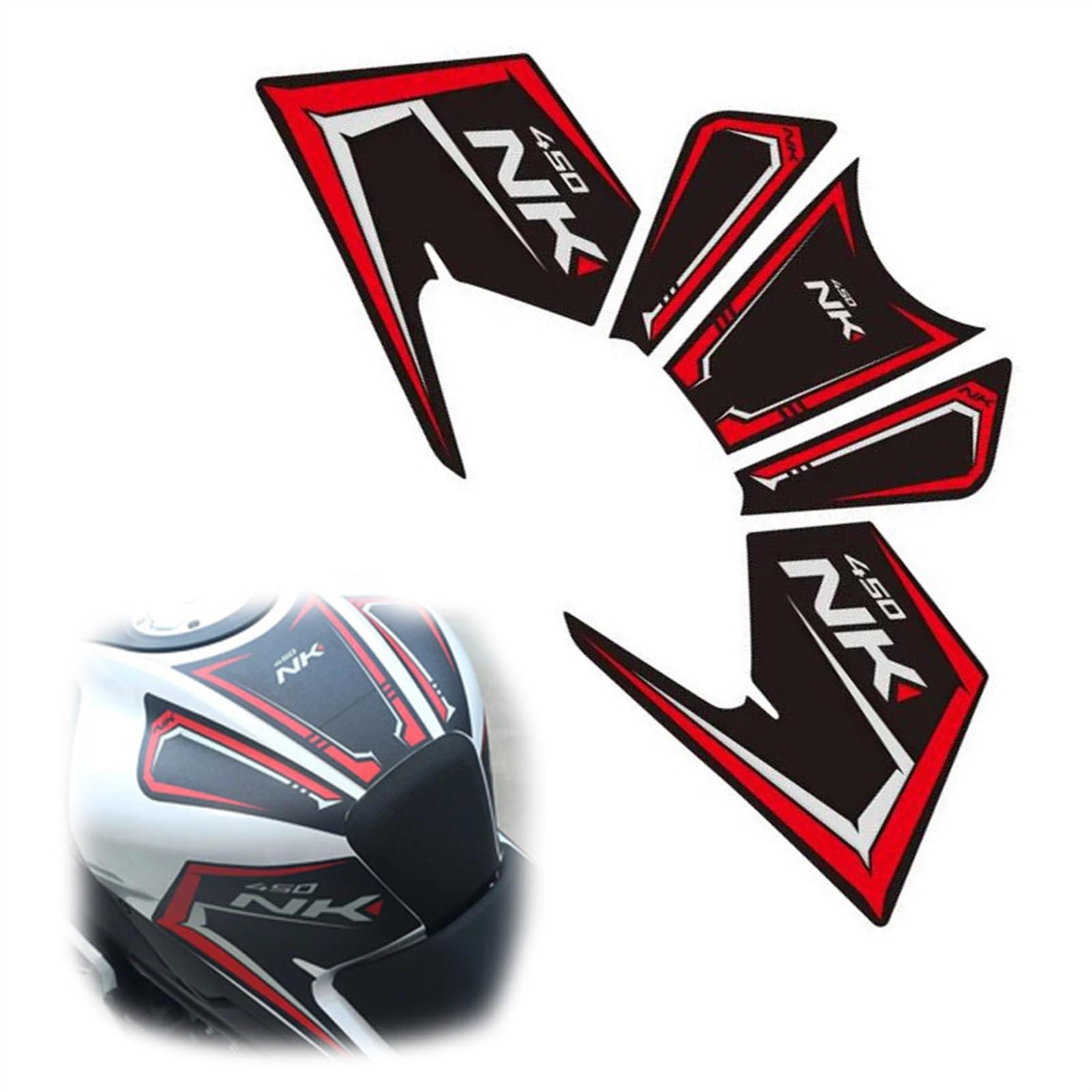 Tank pad protection stickers for CFMOTO NK 450 / 450NK