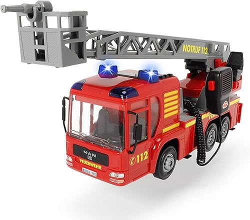 Miniatura 2 de DICKIE TOYS Luz y sonido SOS vehículo de bomberos (con bomba de trabajo)