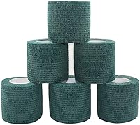 Vista 66 de Vendajes Vet Wrap para caballos, cinta médica vendaje autoadherente, vendaje autoadhesivo, cinta veterinaria de 2 pulgadas x 3 unidades de cinta