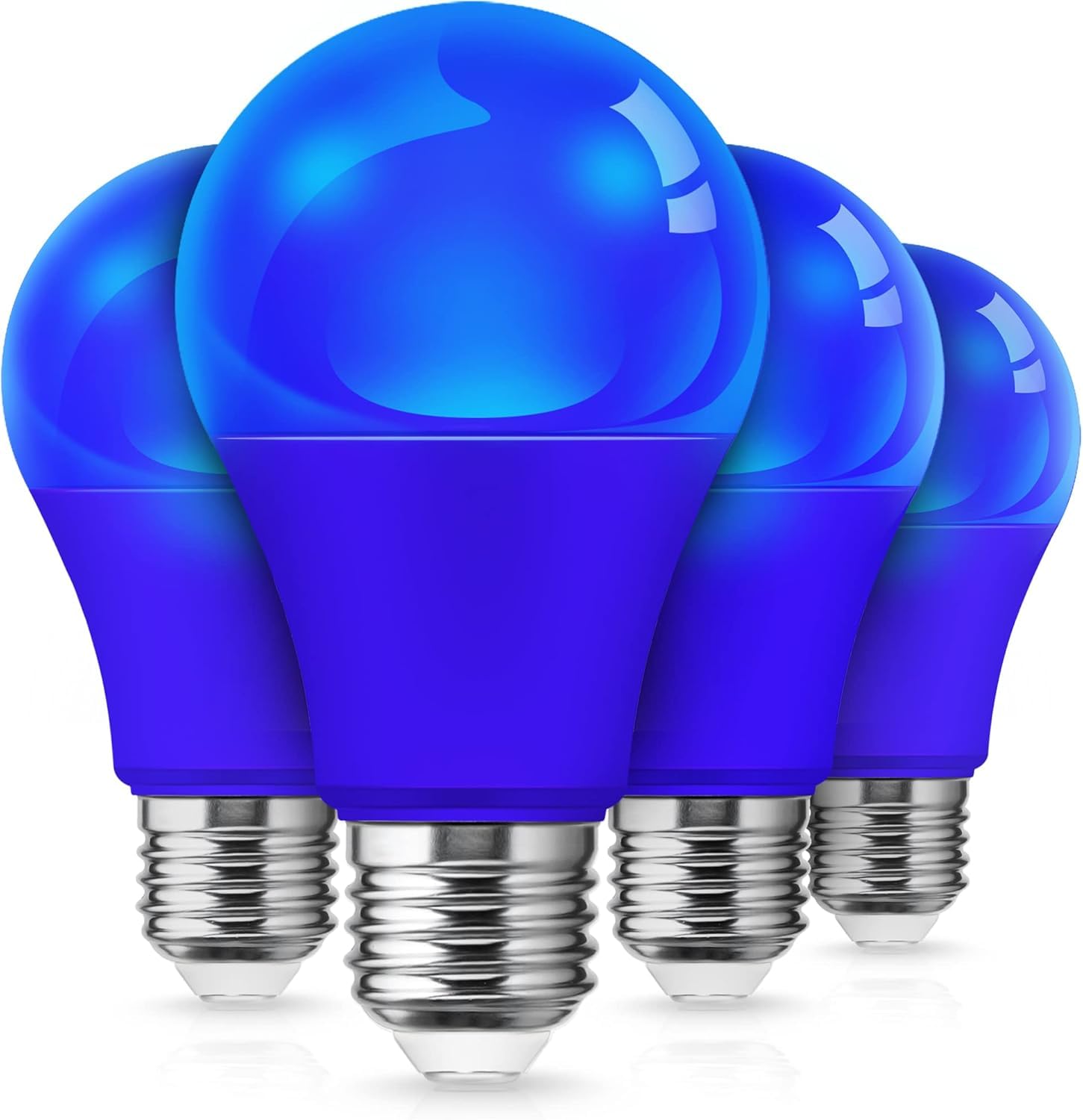 L LOHAS LED Blue Light Bulbs, 9W (60W Equivalent) A19 E26 Base