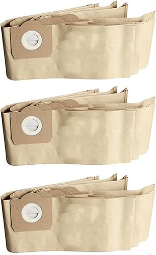 Filter Vacuum Cleaner Paper Bags,Dust Bags,Compatible For Karcher WD3 MV3 WD3200 WD3300 A2204 A2656,Compatible For Rowenta RB88 RU100 RU101 (Color
