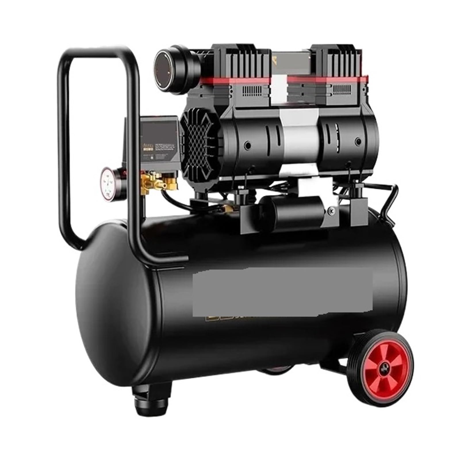 Silent Air Compressor 220V Portable Industrial Grade Woodworking Silent High Pressure Air Compressor Pump(3180W-40L-1)