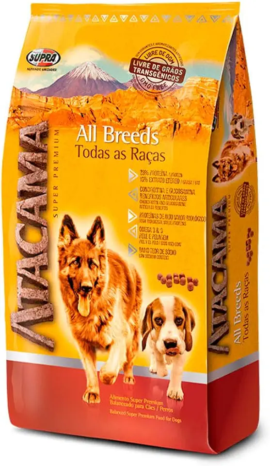 Ração Super Premium Atacama Adulto Todas As Raças - 14Kg