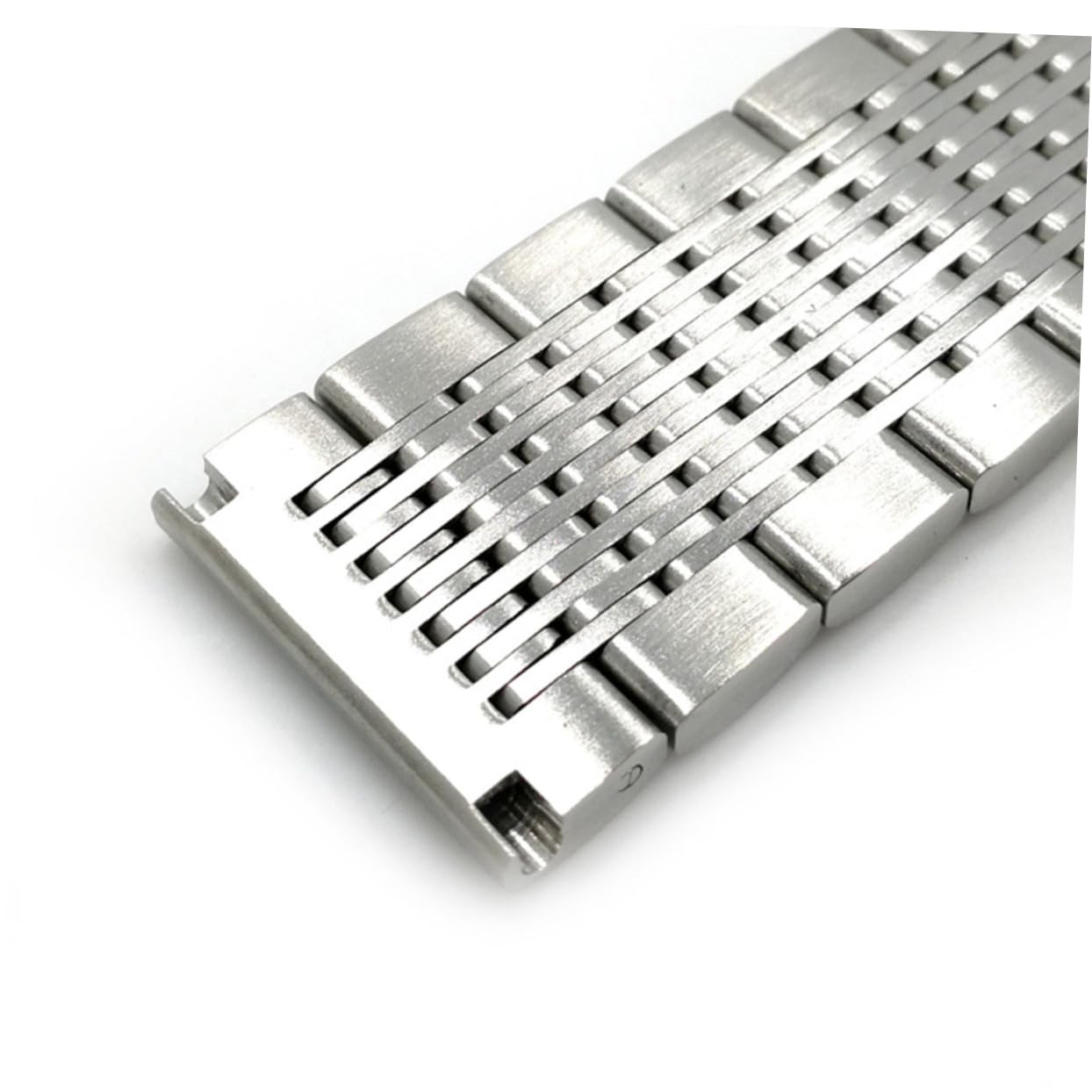Correa de Reloj de Acero Inoxidable de 20mm, Plata
