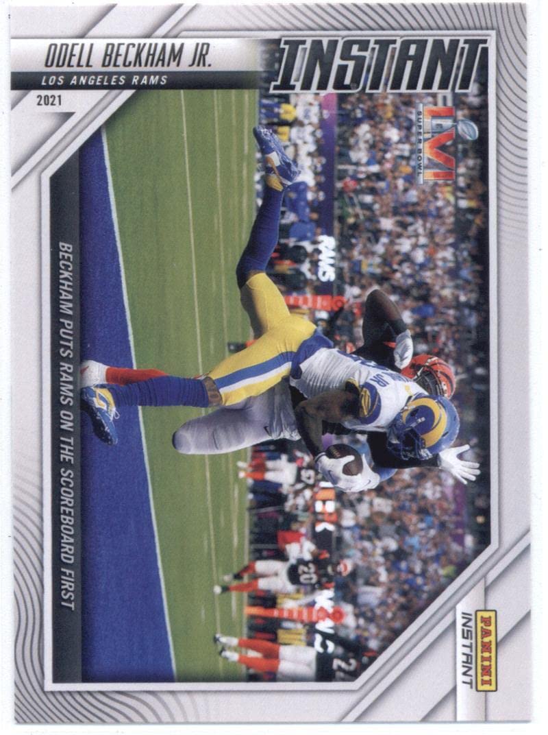 Amazon.com: 2022 Panini Instant Super Bowl LVI #30 Odell Beckham  