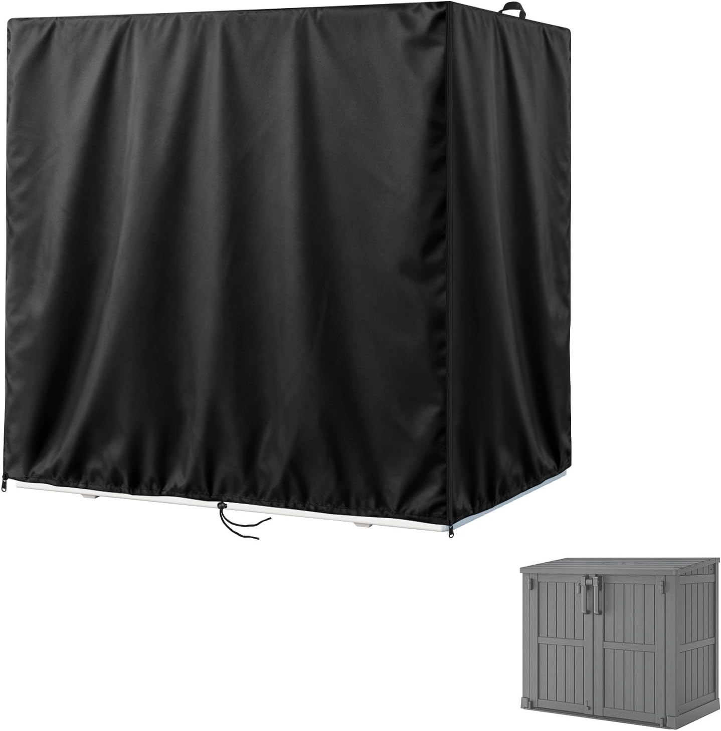 Kasla Storage Cabinet Cover, Outdoor Chest Storage Waterproof Cover, Weatherproof Cabinets Covers for Kitchen Patio Garden Backyard - 54"Lx33"Wx45"H